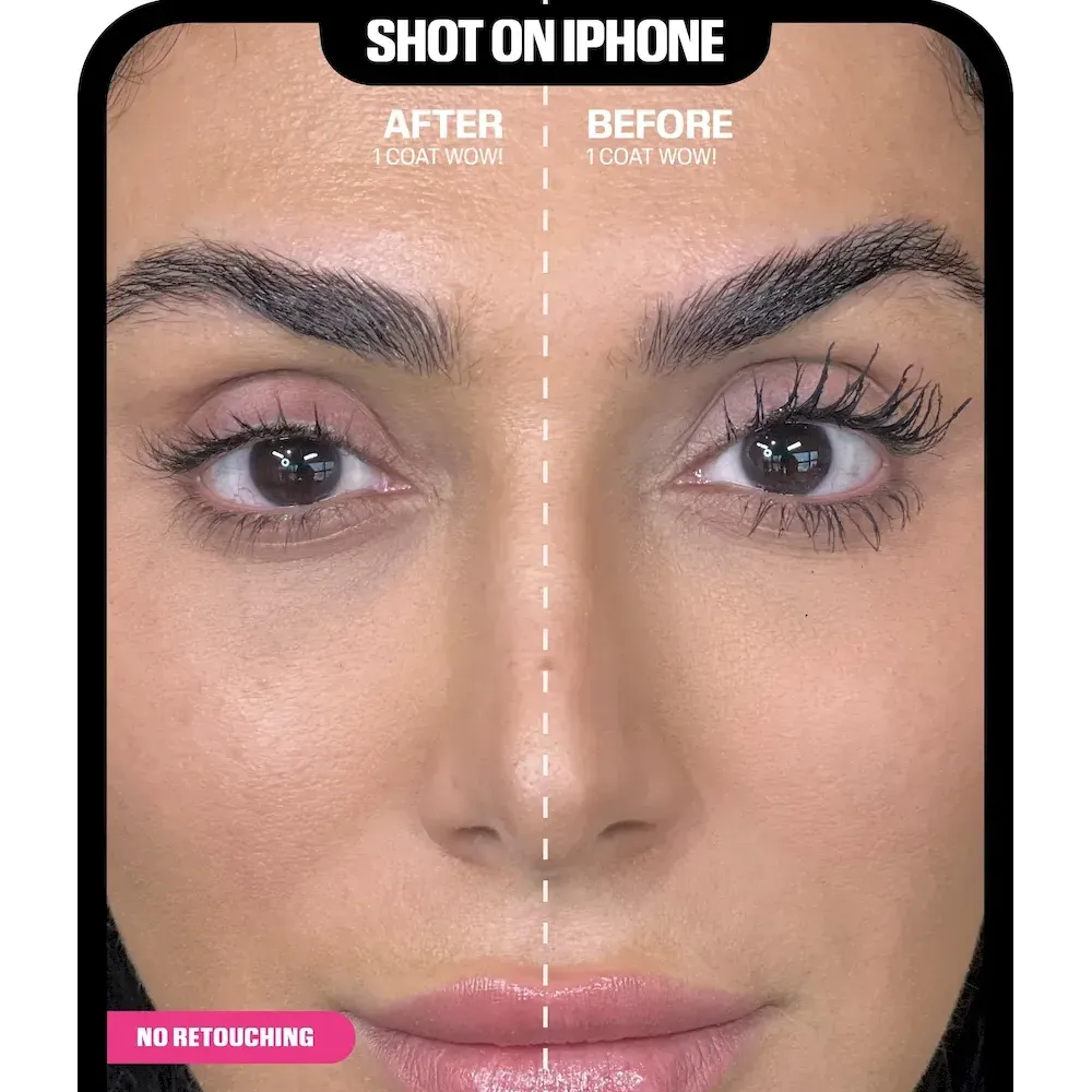 HUDA BEAUTY 1 COAT WOW! EXTRA VOLUMIZING AND LIFTING MASCARA - Image 2