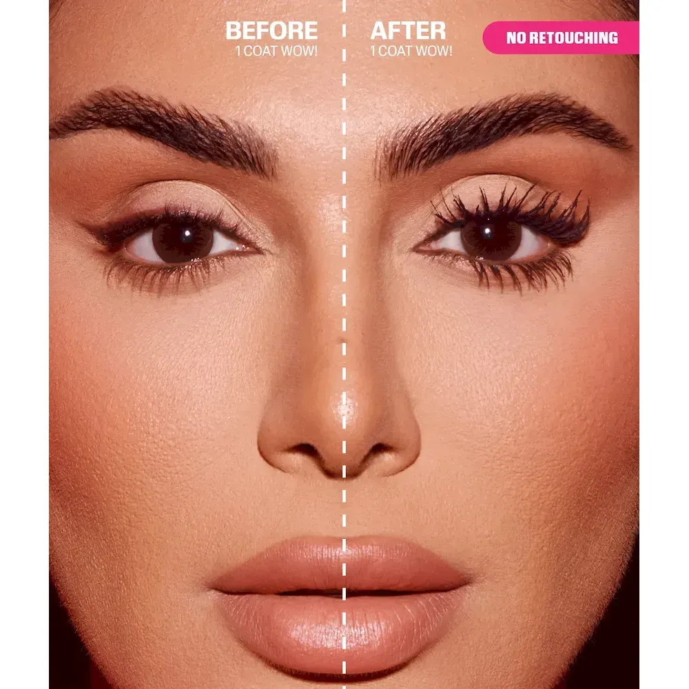 HUDA BEAUTY 1 COAT WOW! EXTRA VOLUMIZING AND LIFTING MASCARA - Image 4