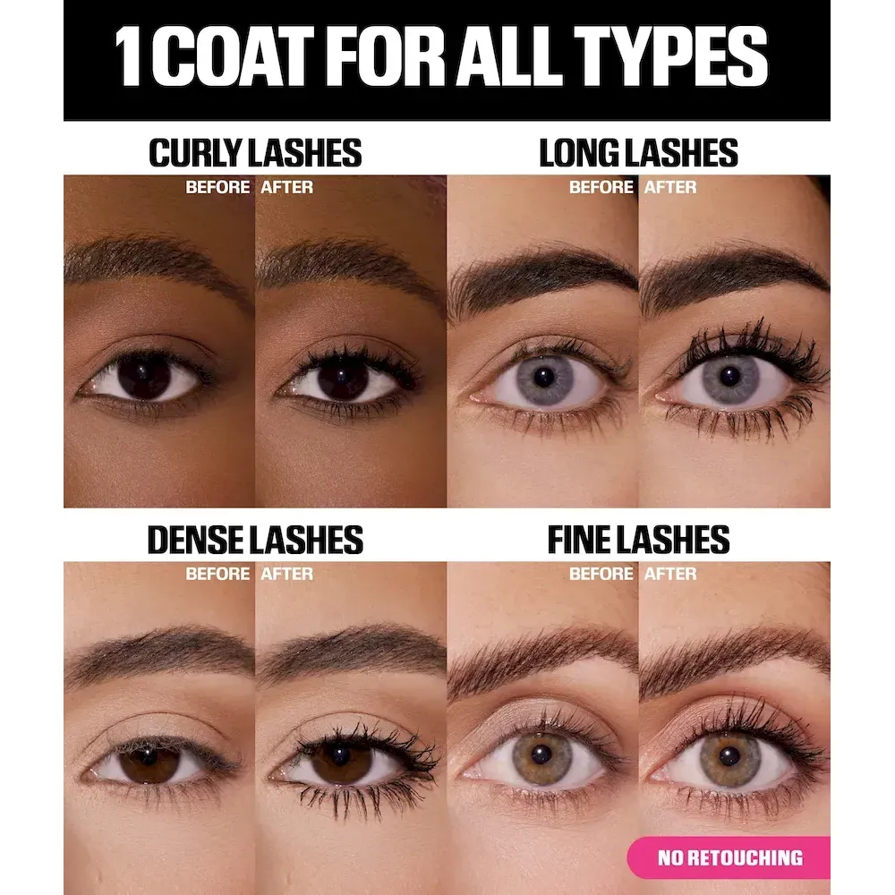 HUDA BEAUTY 1 COAT WOW! EXTRA VOLUMIZING AND LIFTING MASCARA - Image 5